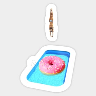 A dream about donut I had Sticker